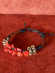 Armband met ruwe koraal chips