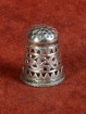 Antieke Lanna zilveren vingerhoed 925 filigrain