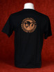 Muay Thai T-Shirt "Bata Loop Pak" van Human Fighting, Anusha Saisuk design, zwart