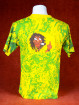 T-Shirt Bobby Marley groen-geel