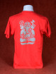 T-Shirt met afbeelding van Ganesha en Om rood