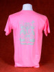 T-Shirt met afbeelding van Ganesha en Om - donker roze