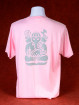 T-Shirt met afbeelding van Ganesha en Om - licht roze