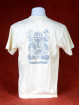 T-Shirt met afbeelding van Ganesha en Om - Creme