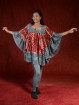 Bohemian Tuniek met Kralen en Kantdetails XL - 4XL