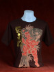 T-shirt met Yakuza print van Japanse Koi met Sumo bruin