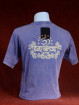 Modern T-shirt met Ganesha paars-groen patchwork. L