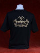Modern T-shirt met Ganesha zwart