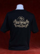 Modern T-shirt met Ganesha zwart