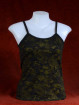 Tanktop met gouden draken print