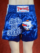 Originele Twins wedstrijd short Muay Thai Shark blauw