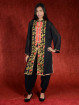 Salwar kameez, Indiase jurk of Punjabi dress zwart-rood-oranje