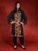 Salwar kameez, Indiase jurk of Punjabi dress black orange
