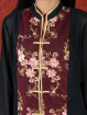 Salwar kameez, Indiase jurk of Punjabi dress bordeaux flowers