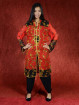 Salwar kameez, Indiase jurk of Punjabi dress rood zwart