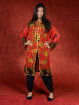 Salwar kameez, Indiase jurk of Punjabi dress rood zwart goud