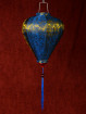 Chinese Lampion Lamp klein blauw-goud