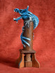 Wierookbrander met draak klein blauw