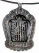 Doosje met Om mani padme hum geschikt als hanger of amulethouder