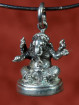 Massief zilveren hanger van Ganesha