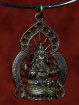 Zeldzame bronzen hanger van vier armige Ganesha