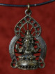 Zeldzame bronzen hanger van vier armige Ganesha