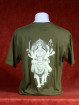T-Shirt met Durga op heilige leeuwin
