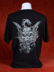 T-Shirt met Chinese Draak en schedel