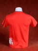 T-Shirt met twee zilveren Chinese Draken rood