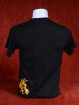 T-Shirt met twee gouden Chinese Draken M