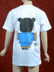 Blauw Kung Fu T-shirt  voor kinderen