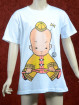Geel Kung Fu T-shirt  voor kinderen