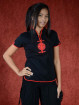 Shirt Ying zwart - rood