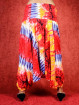 Dip-Dye & Tie-Dye Harem broek model Sinbad rood