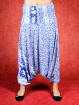 Harem broek Elephant model Sinbad blauw