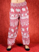 Harem broek Elephant model Aladdin rood