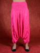 Donkerroze harem broek model sinbad