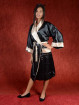 Satijnen Kimono tweezijdig draagbaar Goud - Zwart